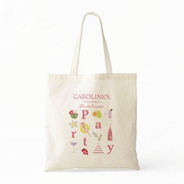 Palm Beach Destination Weekend Bachelorette Party Tote Bag