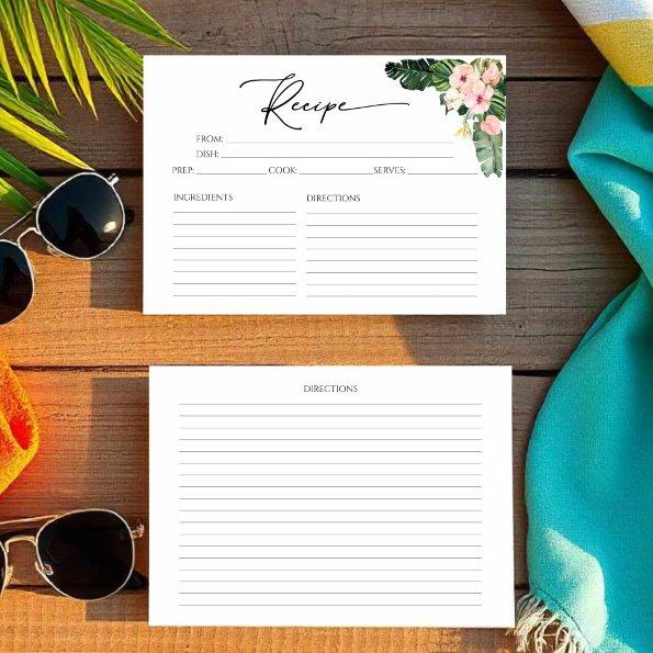 Palm Hibiscus Tropical  Recipe