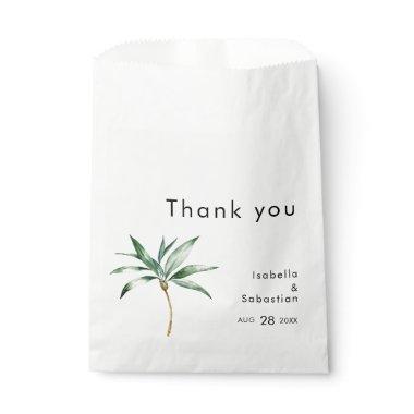 Palm Tree Destination Modern Wedding Favor Bag