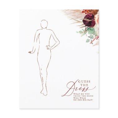 Pampas Grass and Terracotta Flowers Guess Dress
