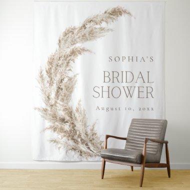 Pampas Grass Boho Bridal Shower Backdrop