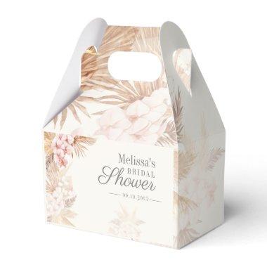 Pampas Grass Boho Dried Palms Bridal Shower Favor Boxes