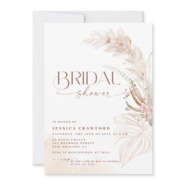 Pampas Grass Boho Floral Photo