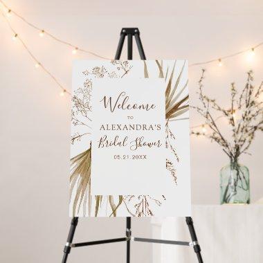 Pampas Grass Boho Tropical Bridal Shower Foam Boar Foam Board