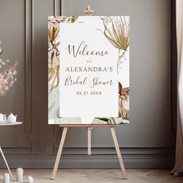 Pampas Grass Boho Tropical  Foam Board