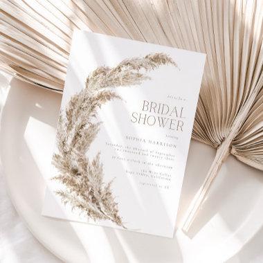 Pampas Grass Bridal Shower Invitations