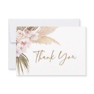 Pampas Grass bridal shower thank you Invitations