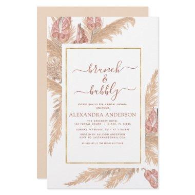 Pampas Grass Brunch Bubbly Boho  Invi