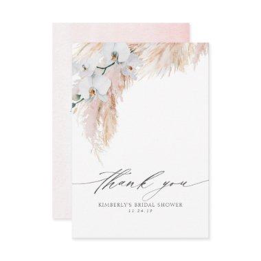 Pampas Grass Floral  Small Thank You