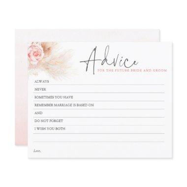 Pampas Grass Pink Advice Card