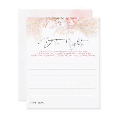 Pampas Grass Pink Floral Date Night Ideas