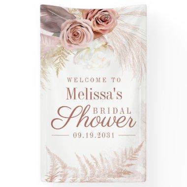 Pampas Grass Tan  Welcome Banner