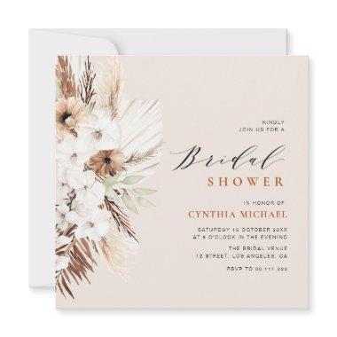 pampas grass terracotta boho