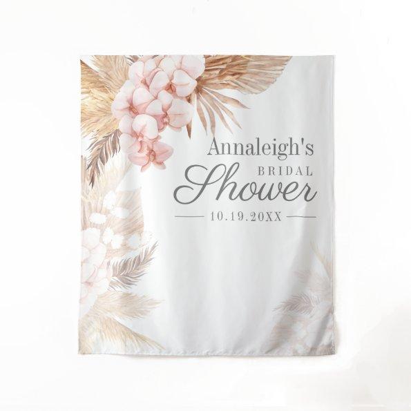 Pampas Grass Terracotta  Backdrop