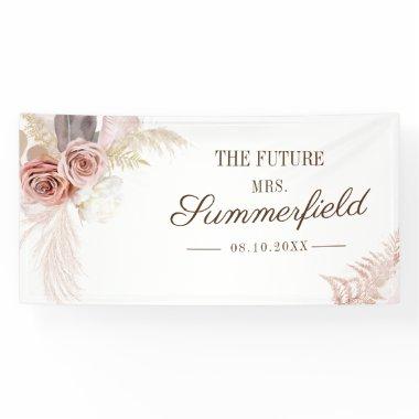 Pampas Grass Terracotta  Banner