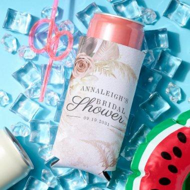 Pampas Grass Terracotta  Script Seltzer Can Cooler