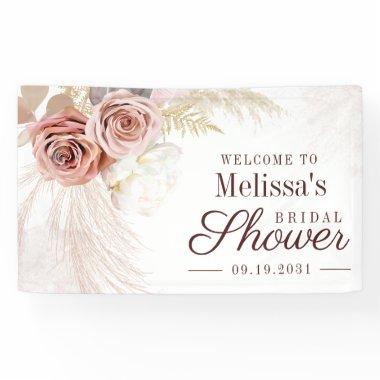 Pampas Grass Terracotta  Welcome Banner