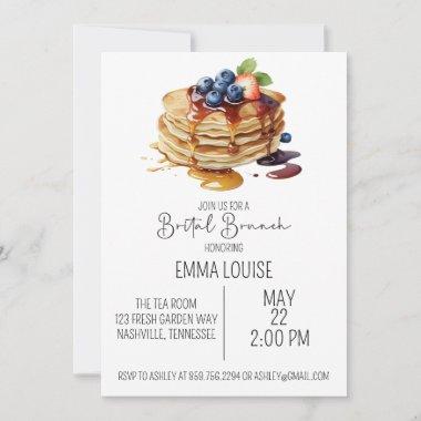 Pancake Bridal Brunch Invitations
