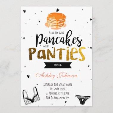 Pancakes and panties lingerie Invitations