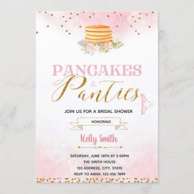 Pancakes and panties lingerie Invitations