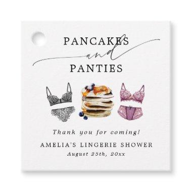 Pancakes & Panties Bridal Shower Favor Tags