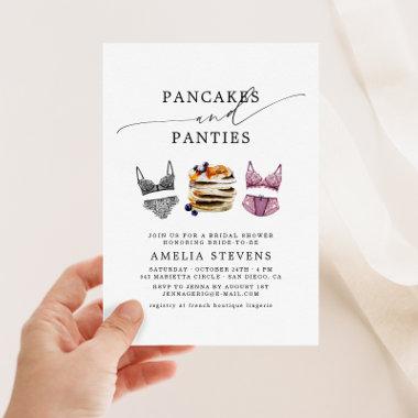 Pancakes & Panties Bridal Shower Invitations