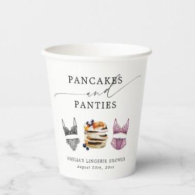 Pancakes & Panties Bridal Shower Paper Cups