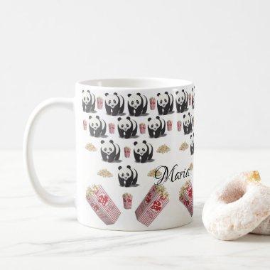 Panda Bear Popcorn Mug