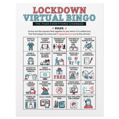 Pandemic Year Quarantine Bingo Lockdown Activities