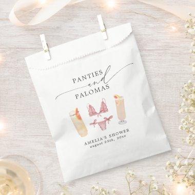 Panties & Palomas Bridal Shower Bachelorette Favor Bag