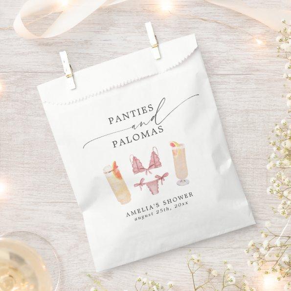 Panties & Palomas Bridal Shower Bachelorette Favor Bag
