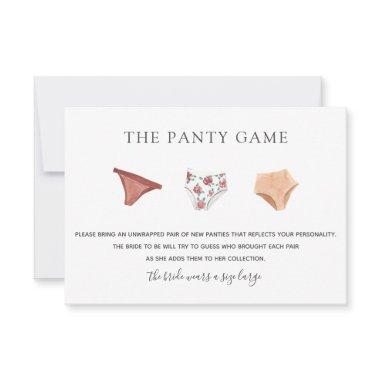 Panty Game Insert Card