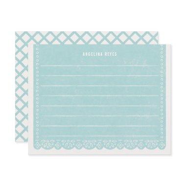 Paper Cut Banner Stationery - Pool Invitations