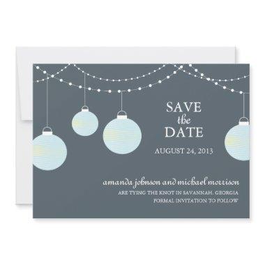 Paper Lantern Wedding Save the Date