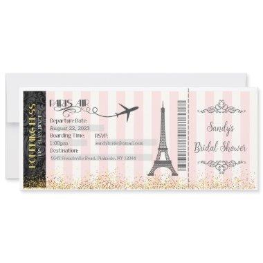 Paris Boarding Pass , Bridal, Baby