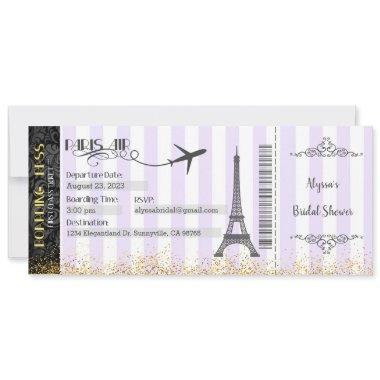 Paris Boarding Pass , Paris Invite