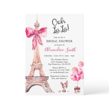 Paris Bridal Shower Invitations