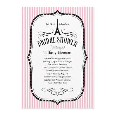 Paris Bridal Shower Invitations