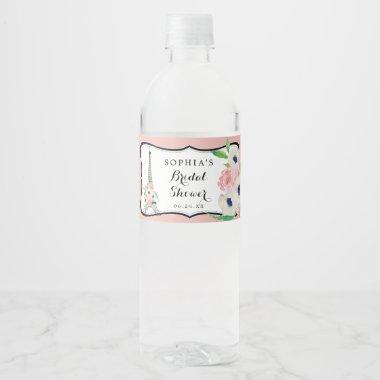 Paris Bridal Shower Water Bottle Labels