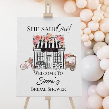 Paris  Welcome, French theme Poster