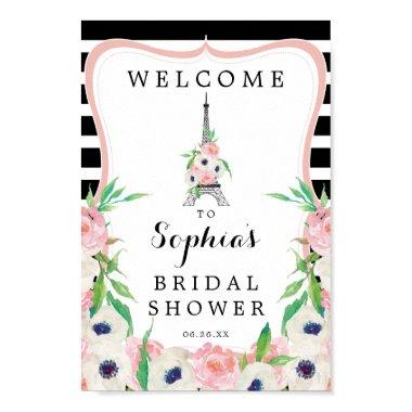 Paris Bridal Shower Welcome Sign