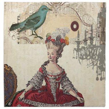 Paris Chandelier french queen Marie Antoinette Cloth Napkin