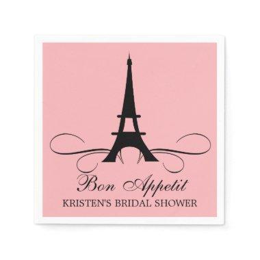 Paris Eiffel Tower | Bridal Shower Paper Napkins