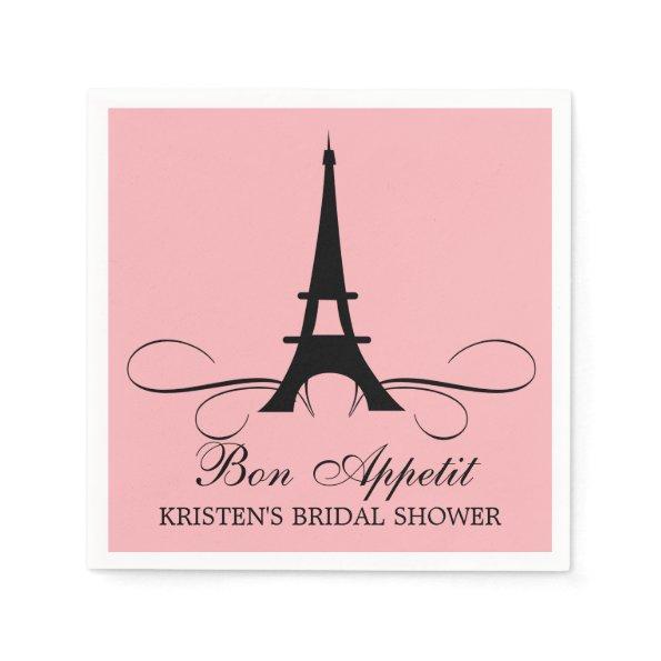 Paris Eiffel Tower | Bridal Shower Paper Napkins