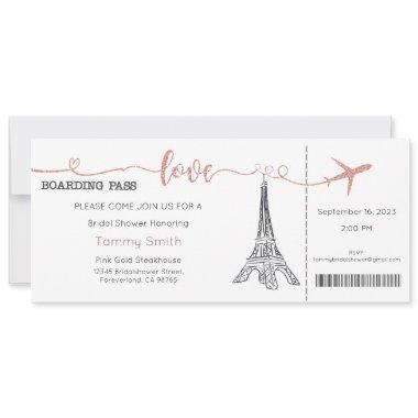 Paris Invitations, Paris Bridal Shower Invitations