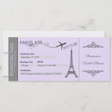 Paris Invitations, Paris Theme Party, Birthday Invitations