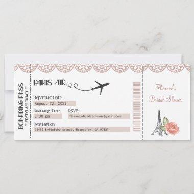 Paris Invitations, Paris Theme Party, Bridal, Baby Invitations