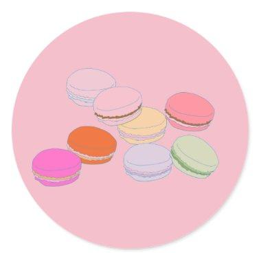 Paris Pink French Macaron Sticker