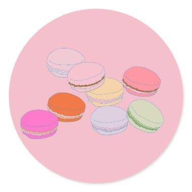 Paris Pink French Macaron Sticker