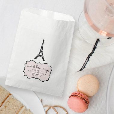 Paris Romance Eiffel Tower Bridal Shower Favor Bag